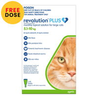 Revolution Plus for cats for Large Cats 5 - 10Kg (Green)